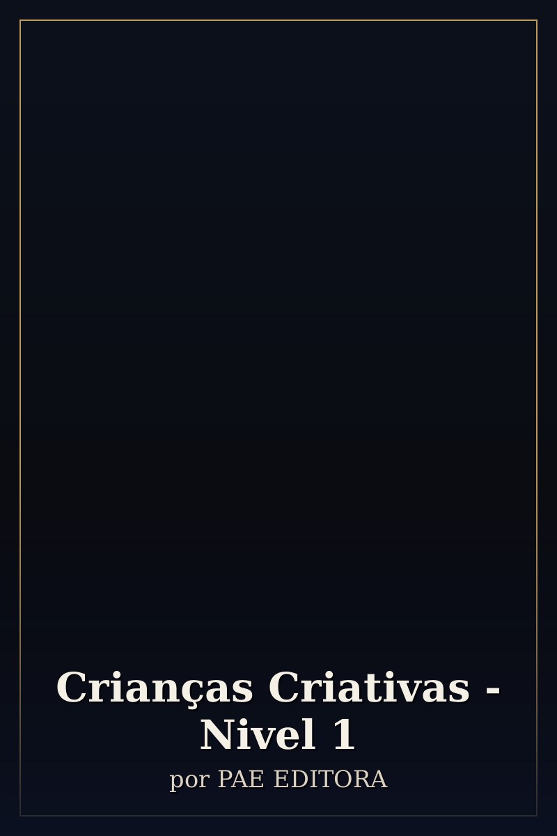 Capa de Crianças Criativas - Nivel 1
