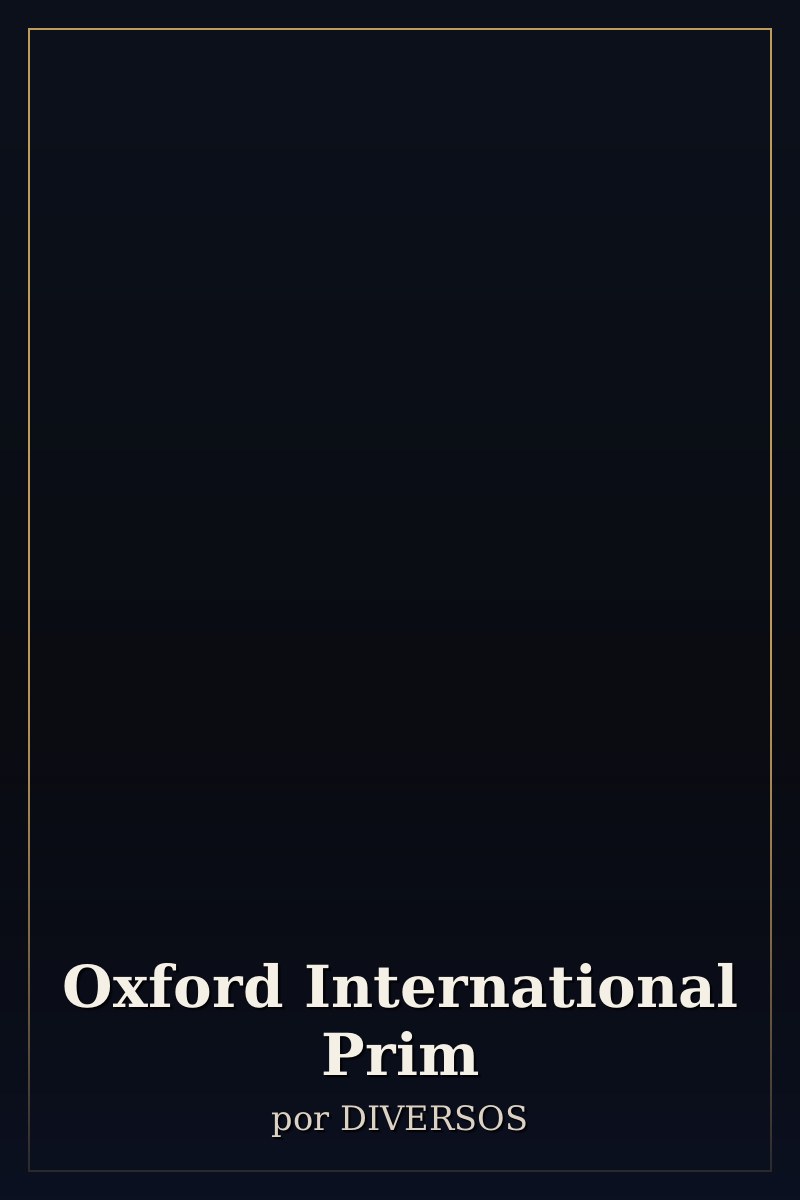 Capa de Oxford International Prim