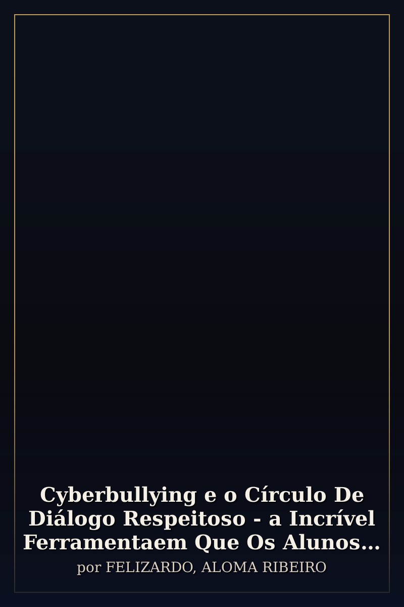 Capa de Cyberbullying e o Círculo De Diálogo Respeitoso - a Incrível Ferramentaem Que Os Alunos Realizam a P