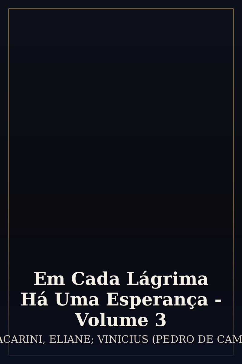 Capa de Em Cada Lágrima Há Uma Esperança - Volume 3