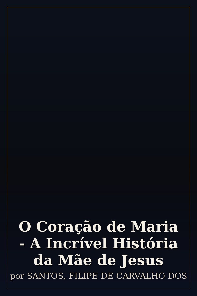 Capa de O Coração de Maria - A Incrível História da Mãe de Jesus