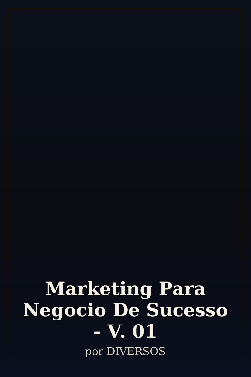 Capa de Marketing Para Negocio De Sucesso - V. 01