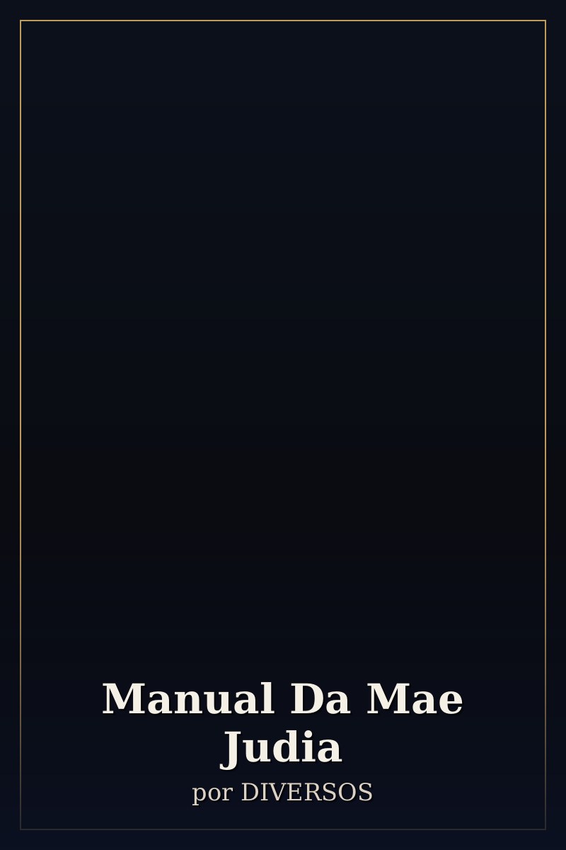 Capa de Manual Da Mae Judia