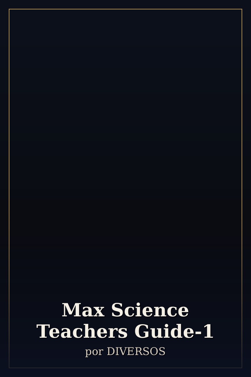 Capa de Max Science Teachers Guide-1