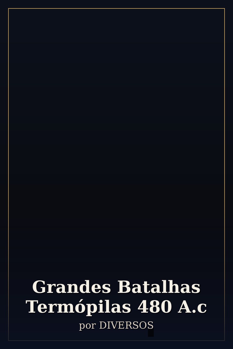 Capa de Grandes Batalhas Termópilas 480 A.c