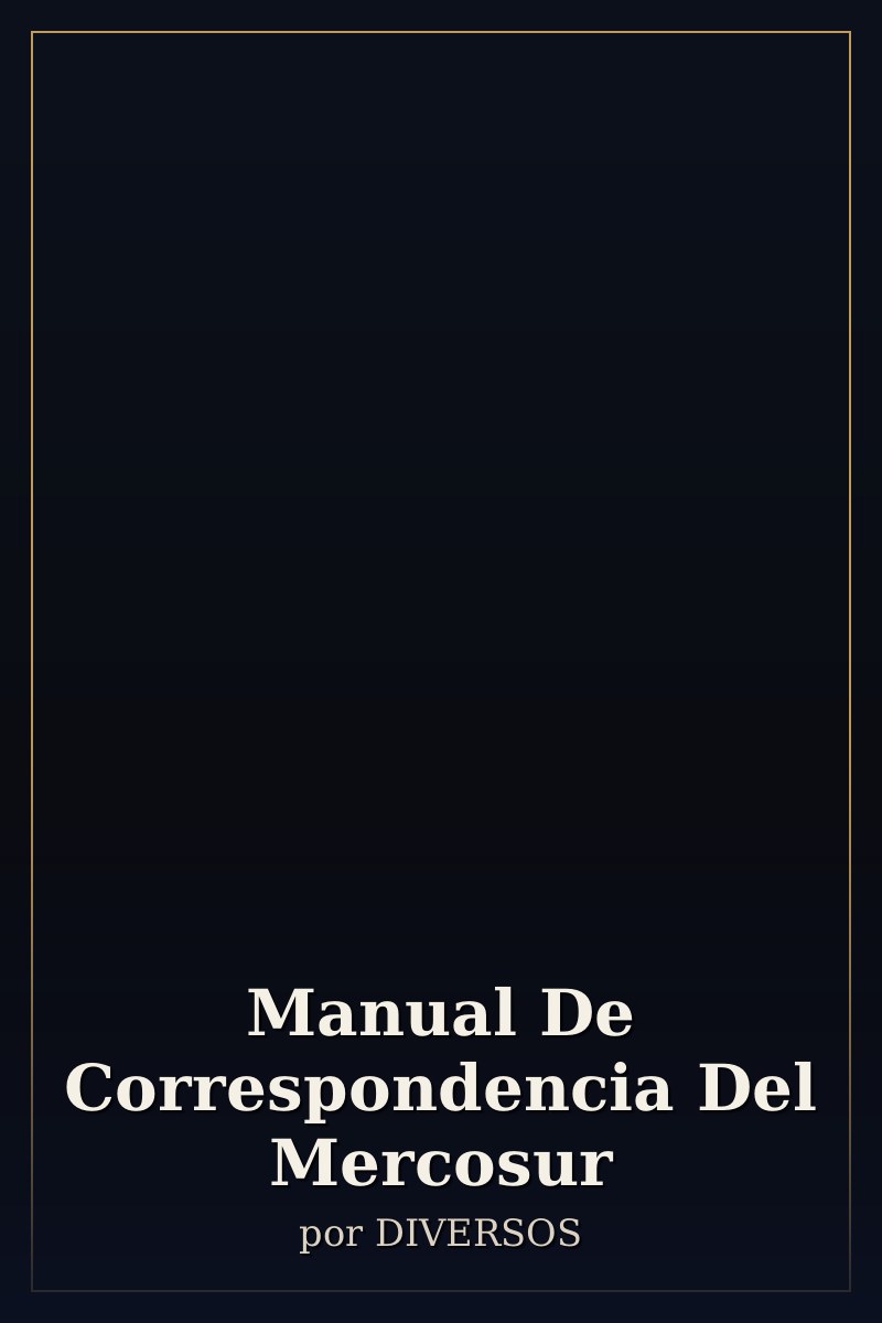 Capa de Manual De Correspondencia Del Mercosur