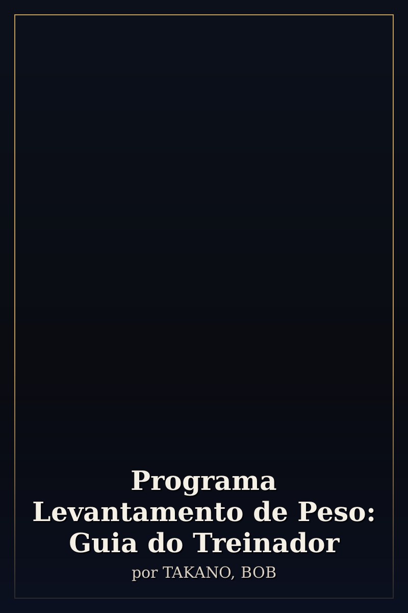 Capa de Programa Levantamento de Peso: Guia do Treinador