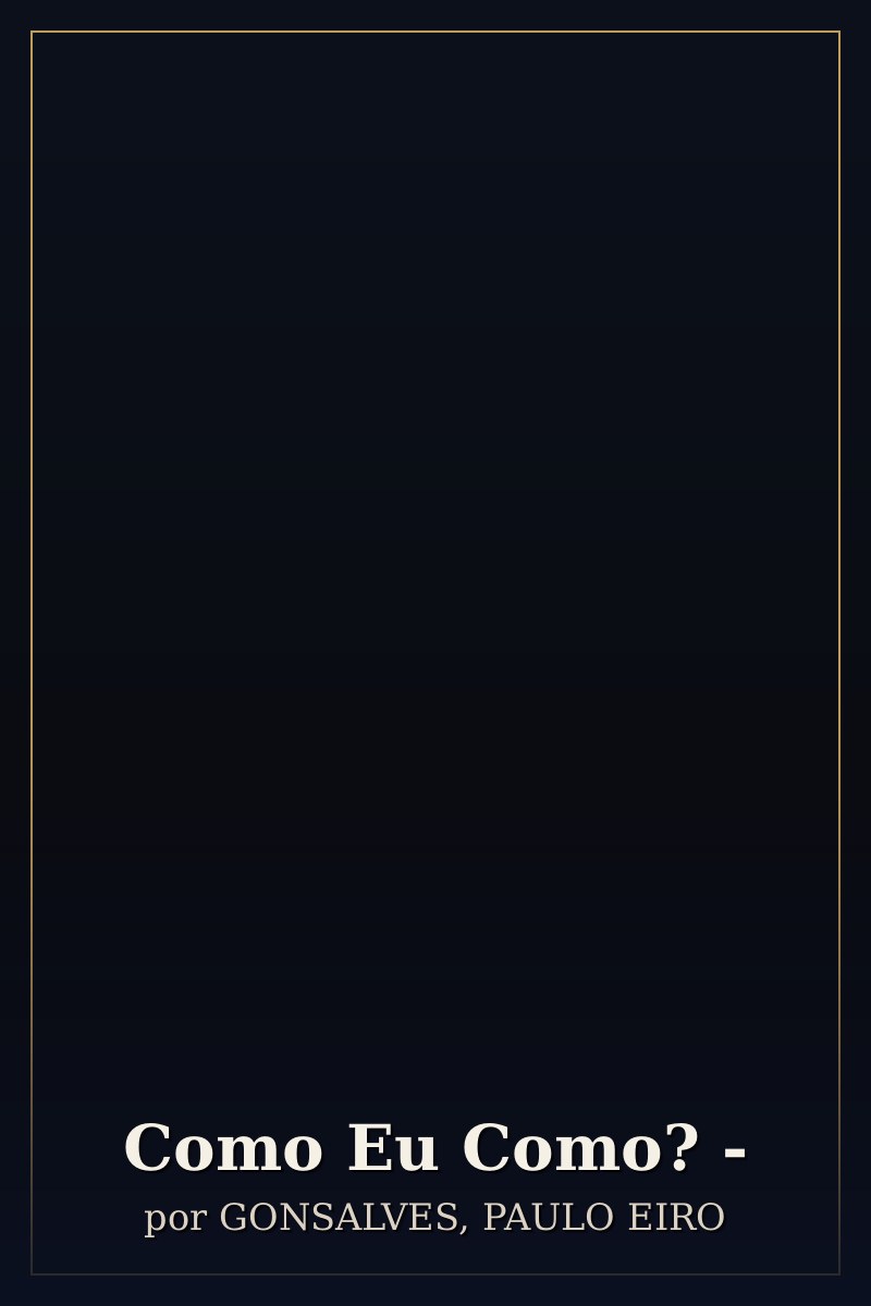 Capa de Como Eu Como? -