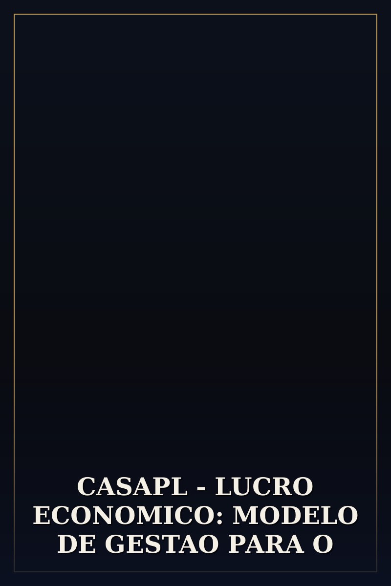 Capa de CASAPL - LUCRO ECONOMICO: MODELO DE GESTAO PARA O