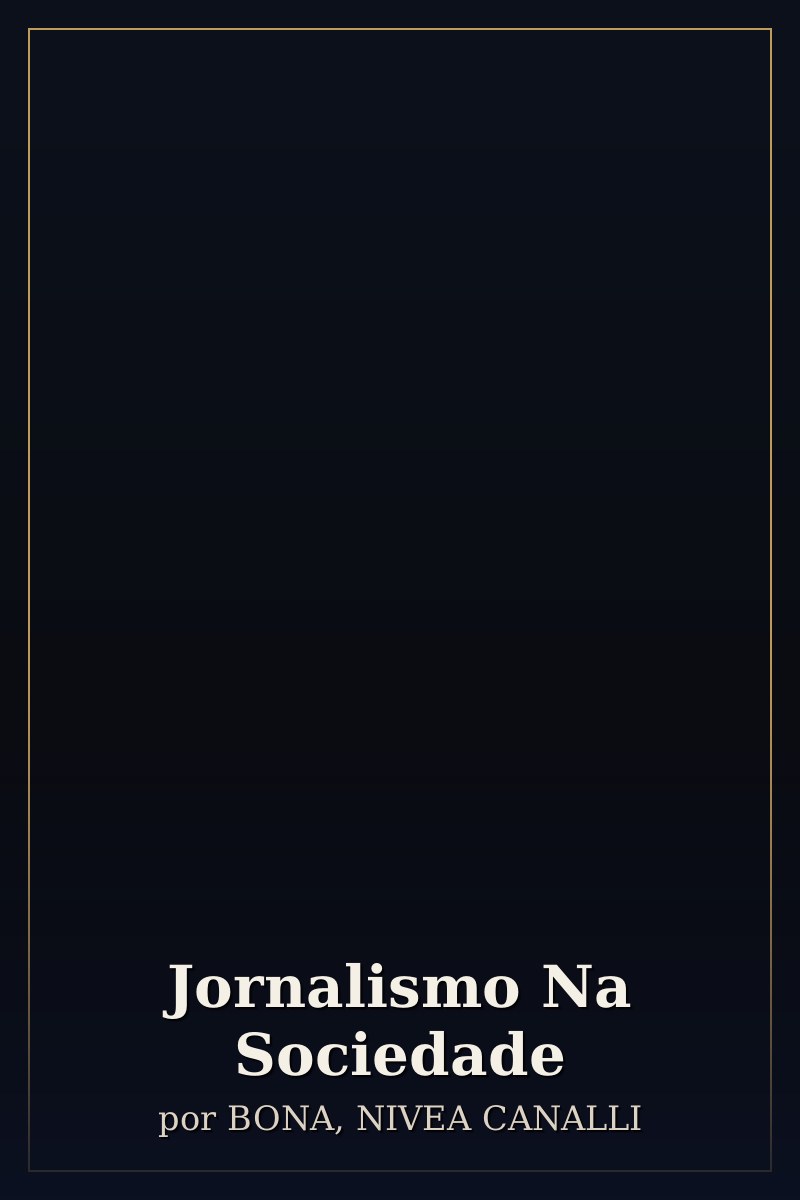 Capa de Jornalismo Na Sociedade