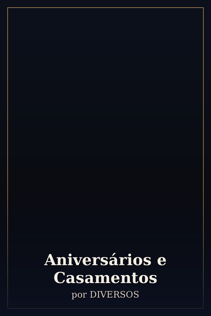 Capa de Aniversários e Casamentos