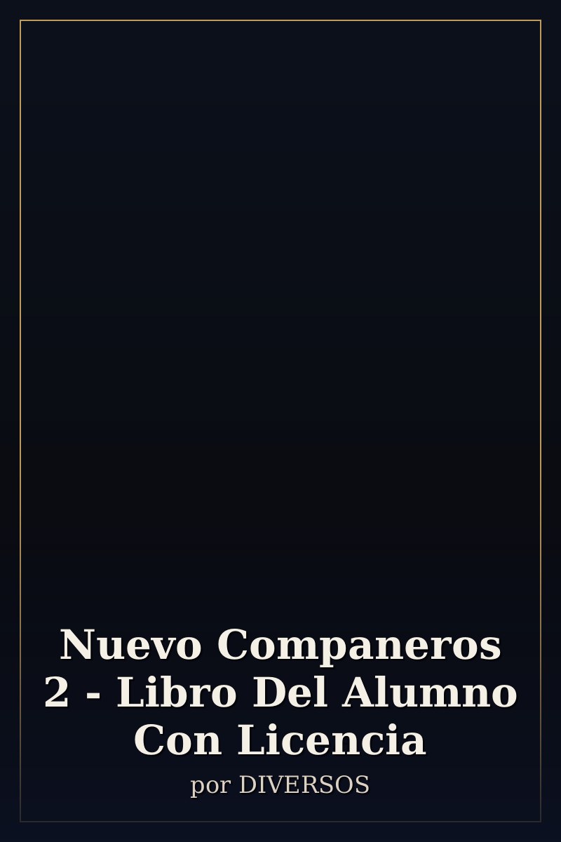 Capa de Nuevo Companeros 2 - Libro Del Alumno Con Licencia