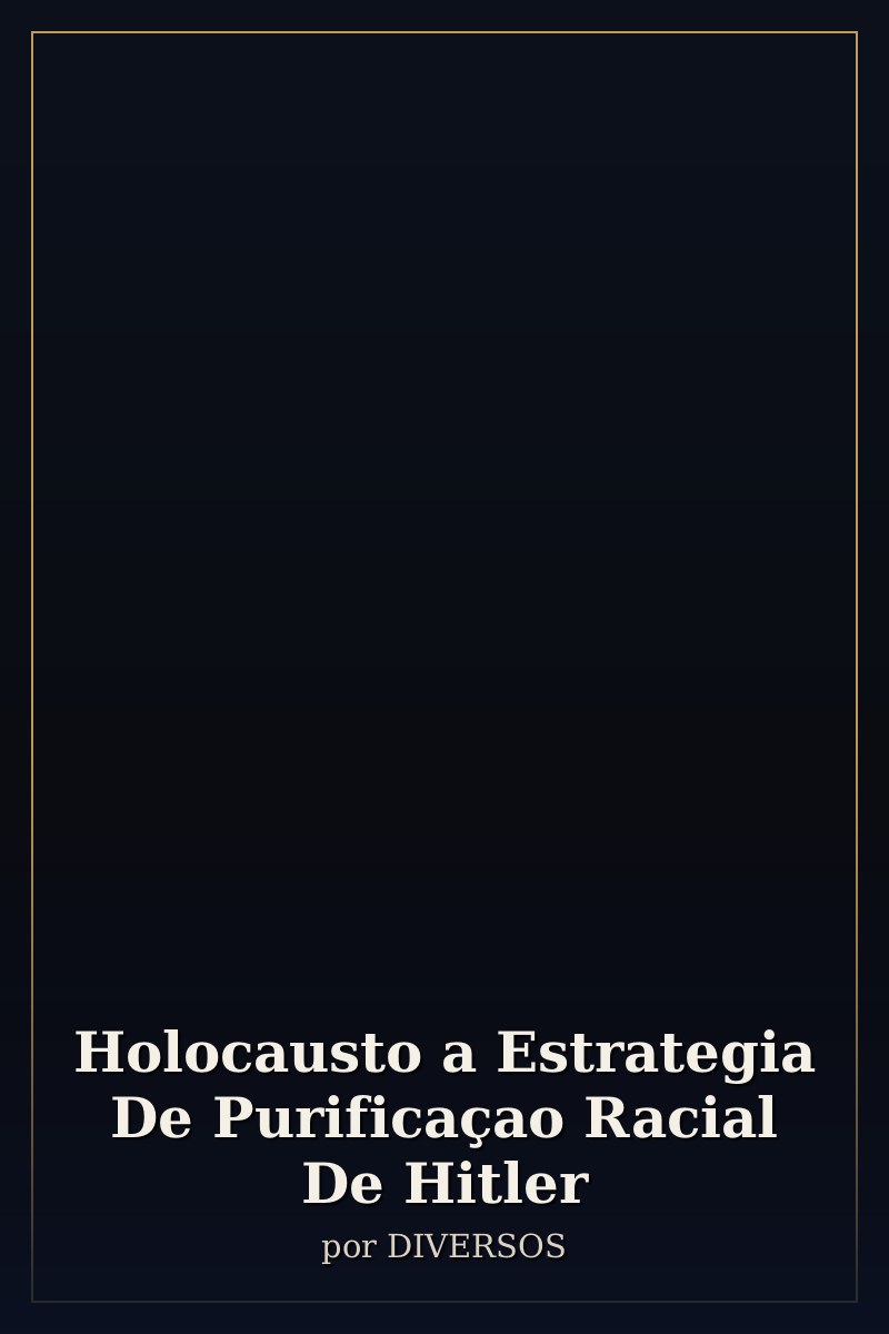 Capa de Holocausto a Estrategia De Purificaçao Racial De Hitler