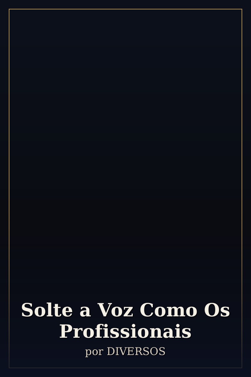 Capa de Solte a Voz Como Os Profissionais