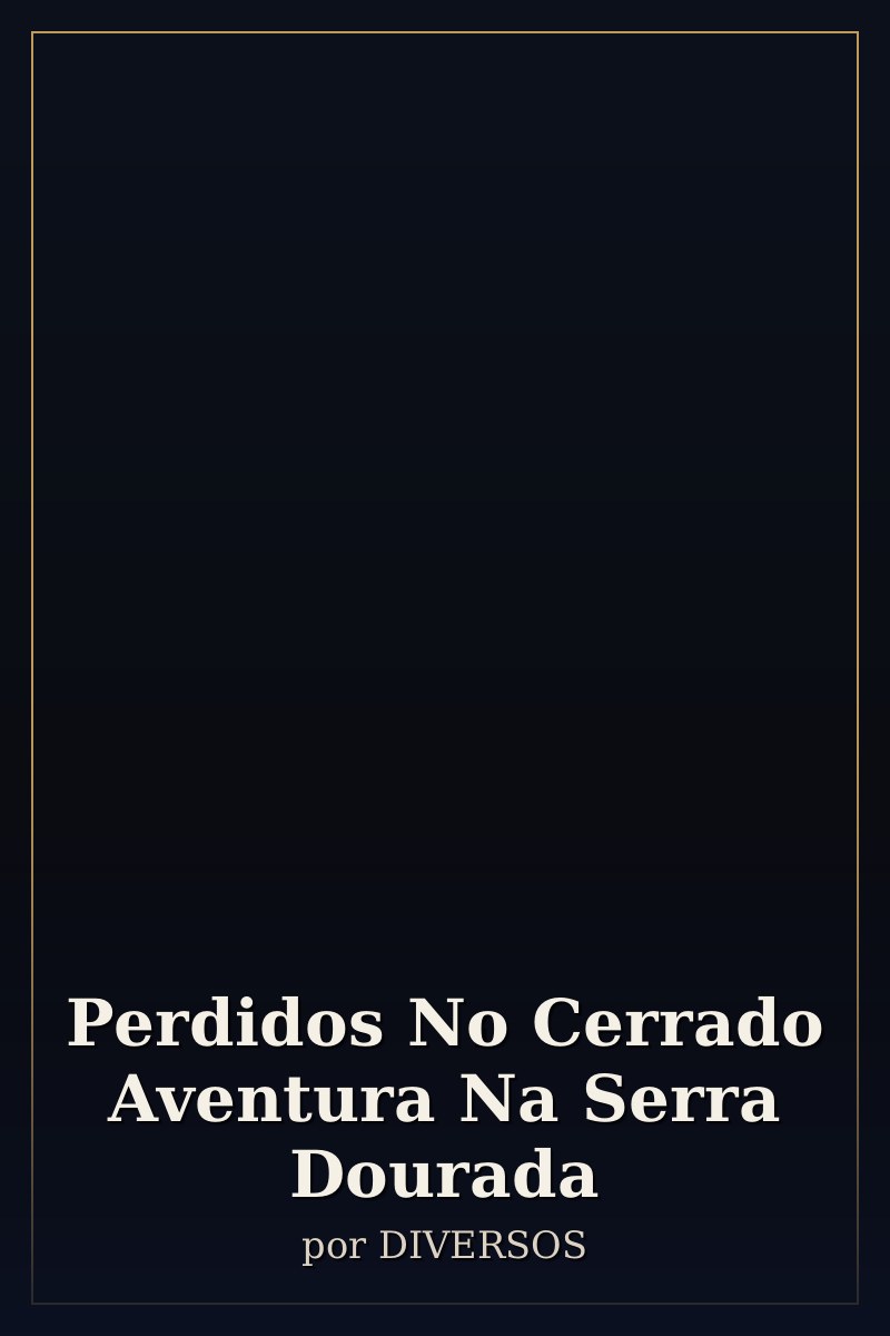Capa de Perdidos No Cerrado Aventura Na Serra Dourada