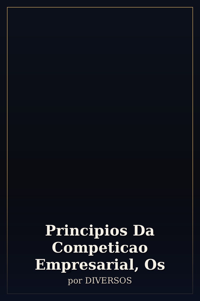 Capa de Principios Da Competicao Empresarial, Os