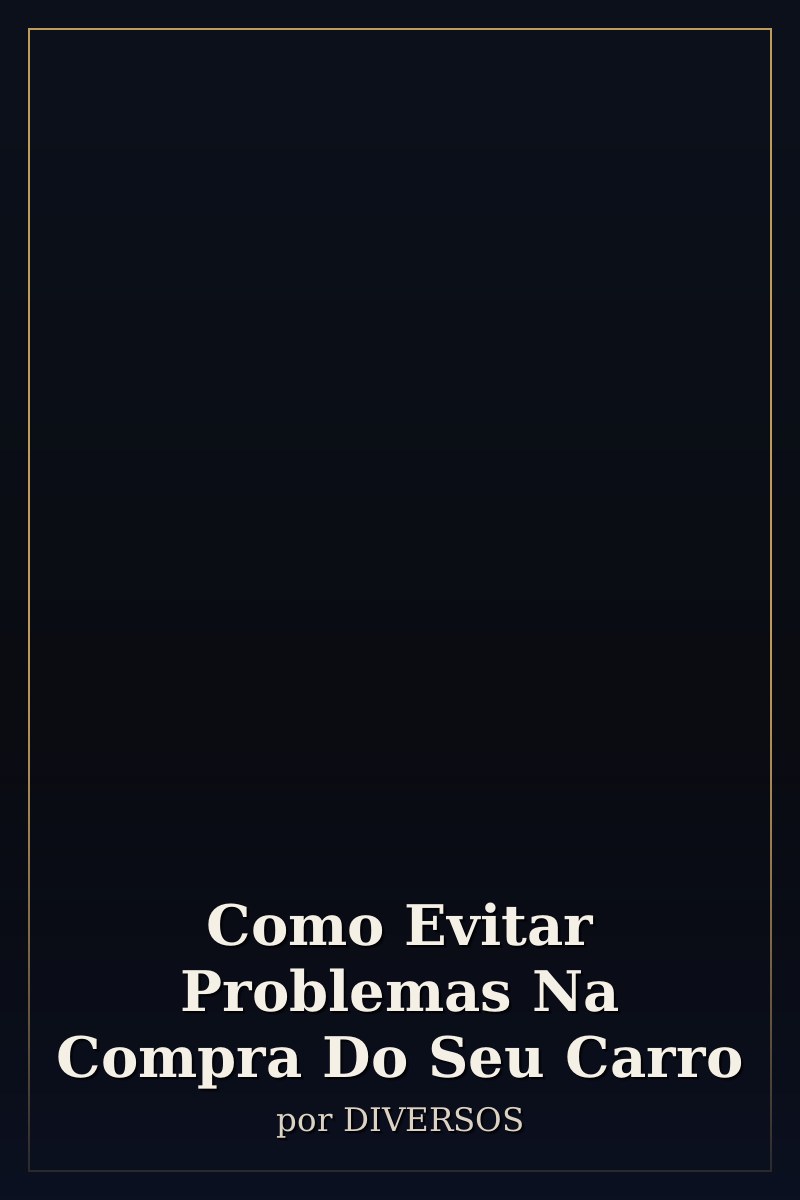 Capa de Como Evitar Problemas Na Compra Do Seu Carro