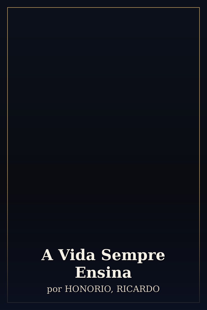 Capa de A Vida Sempre Ensina