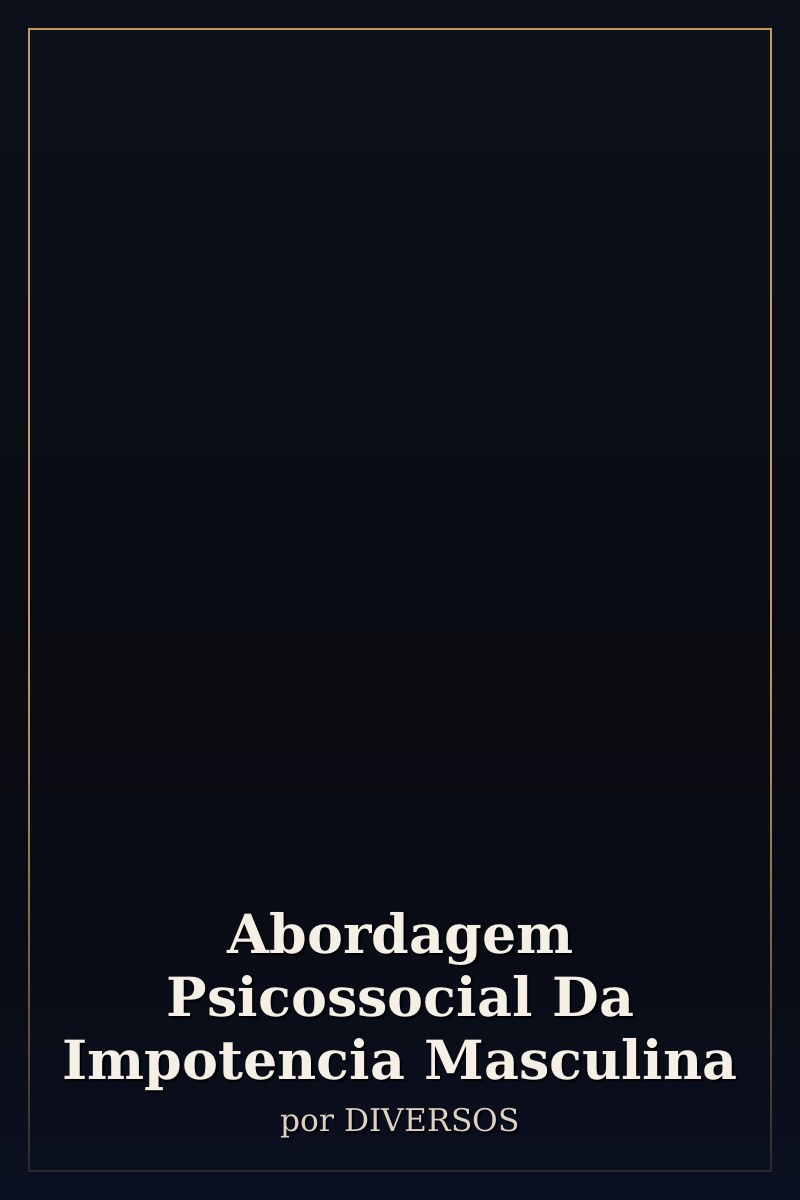 Capa de Abordagem Psicossocial Da Impotencia Masculina
