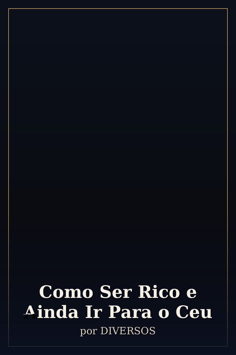Capa de Como Ser Rico e Ainda Ir Para o Ceu