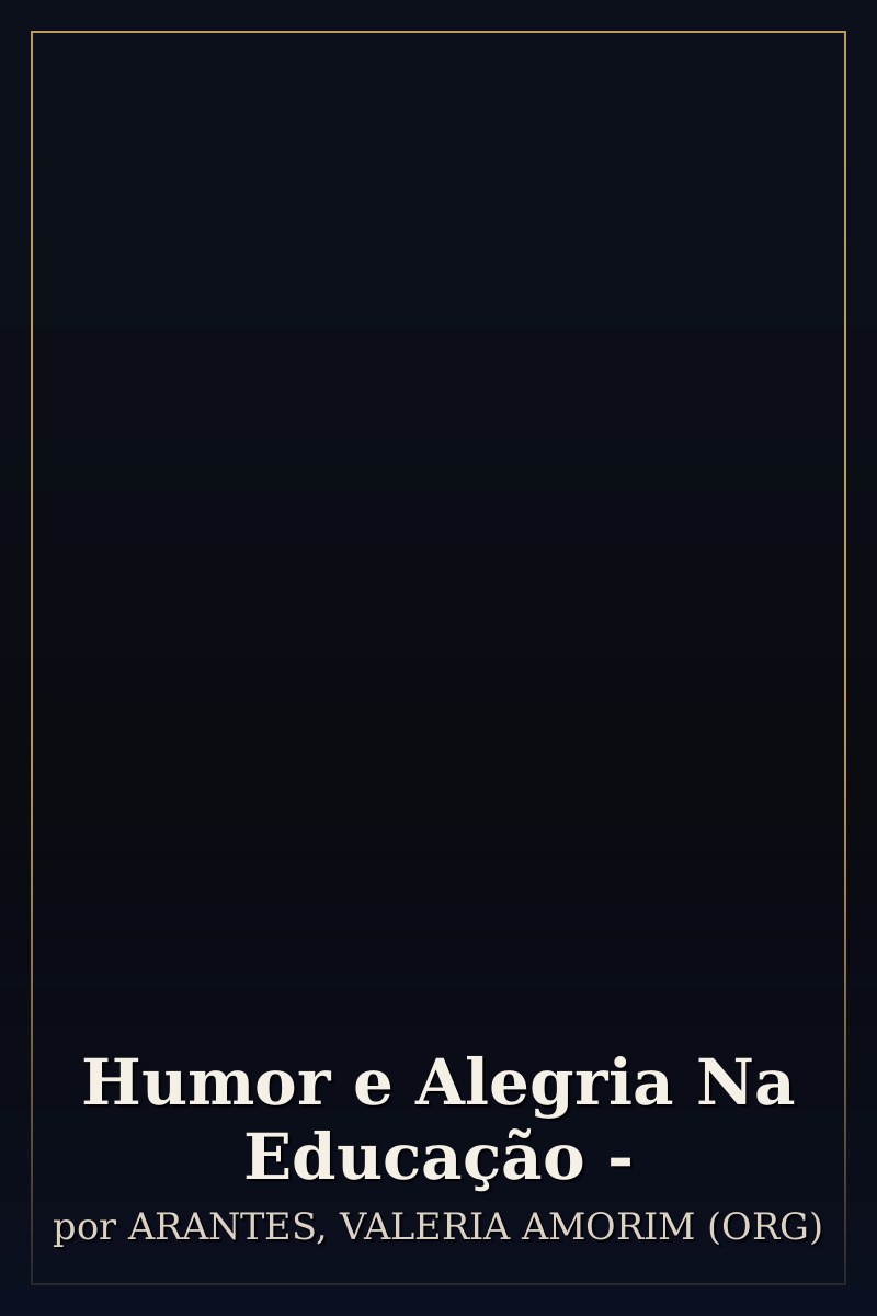 Capa de Humor e Alegria Na Educação -