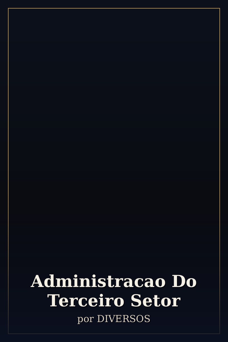 Capa de Administracao Do Terceiro Setor