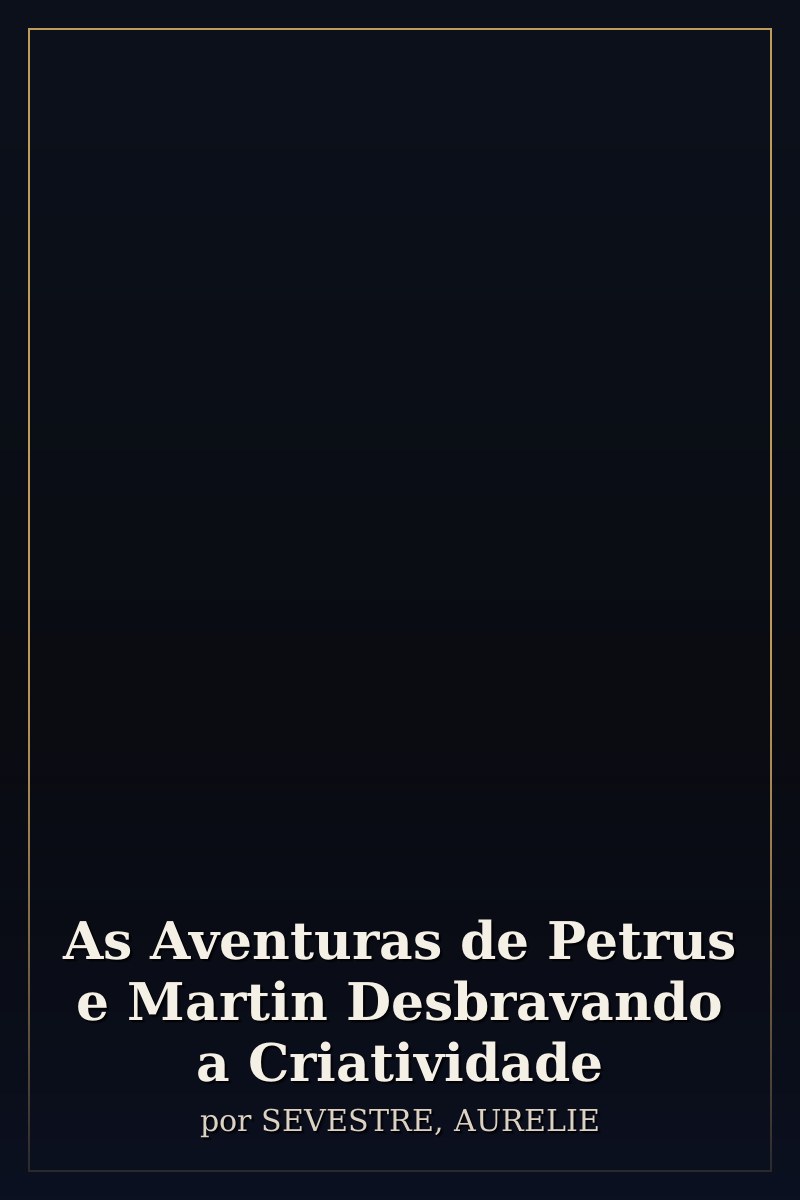 Capa de As Aventuras de Petrus e Martin Desbravando a Criatividade