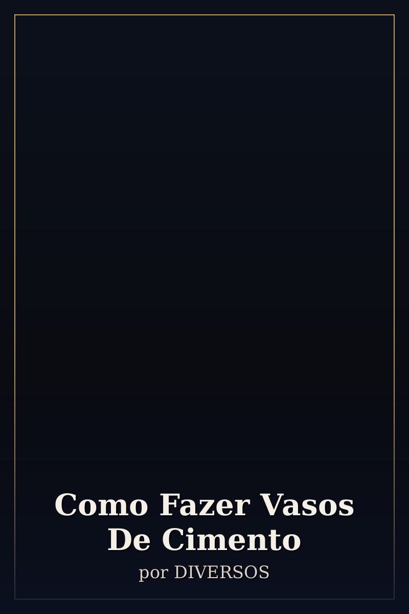 Capa de Como Fazer Vasos De Cimento