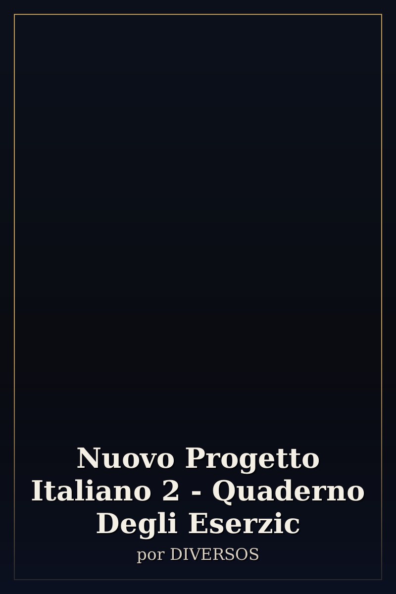 Capa de Nuovo Progetto Italiano 2 - Quaderno Degli Eserzic