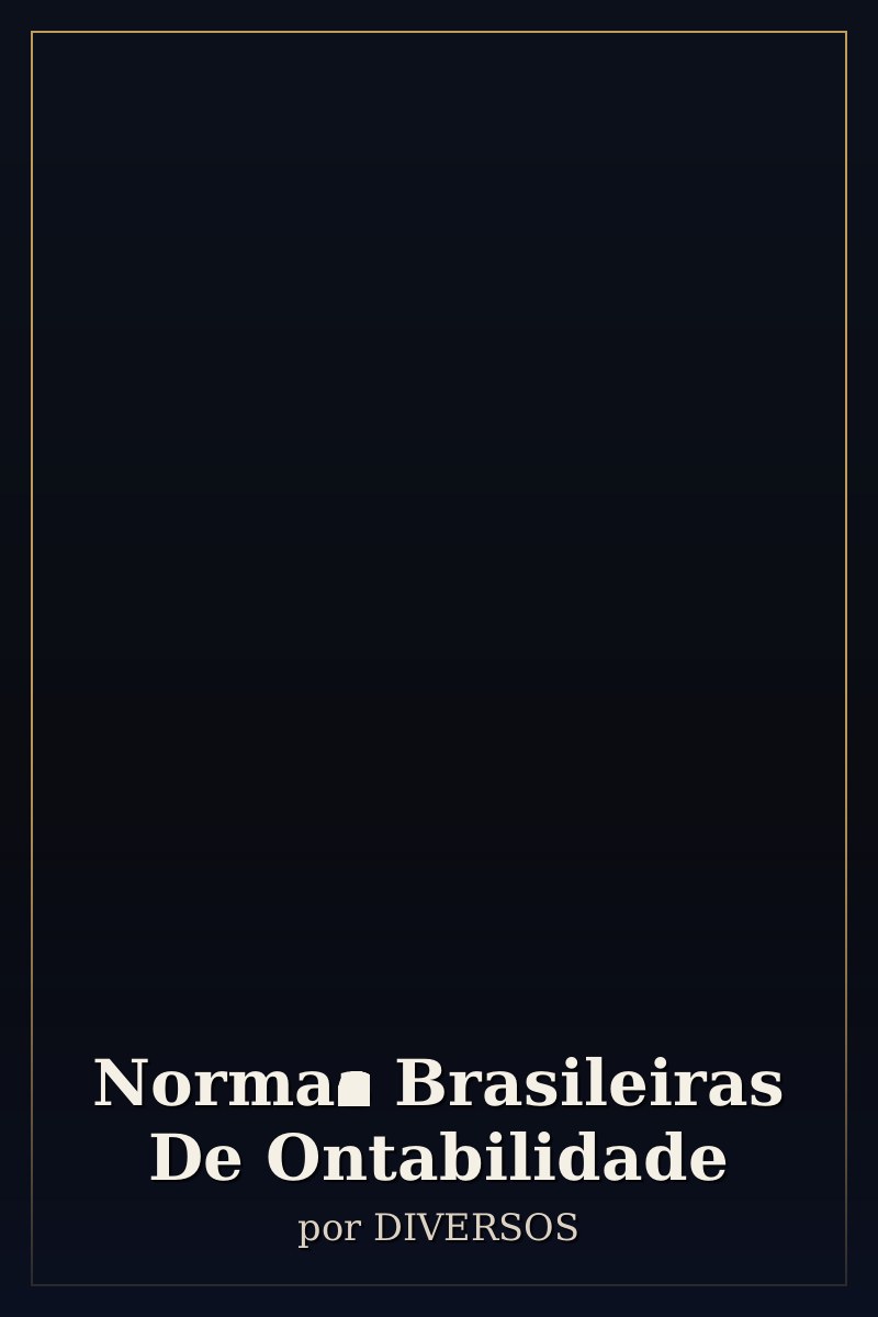 Capa de Normas Brasileiras De Ontabilidade