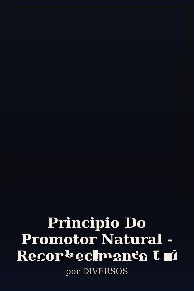 Capa de Principio Do Promotor Natural - Reconhecimento Pel