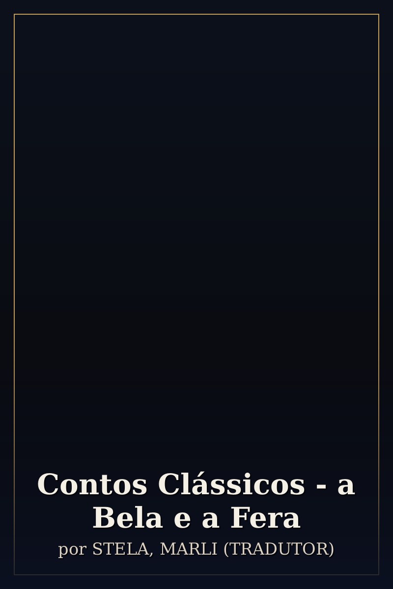 Capa de Contos Clássicos - a Bela e a Fera