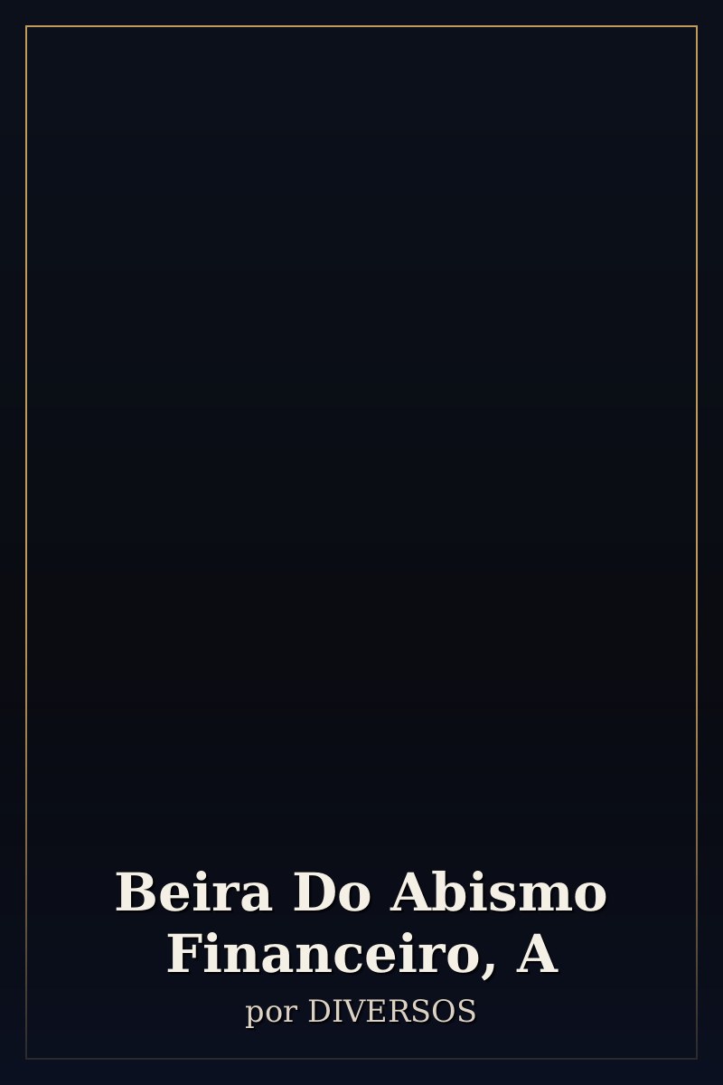 Capa de Beira Do Abismo Financeiro, A