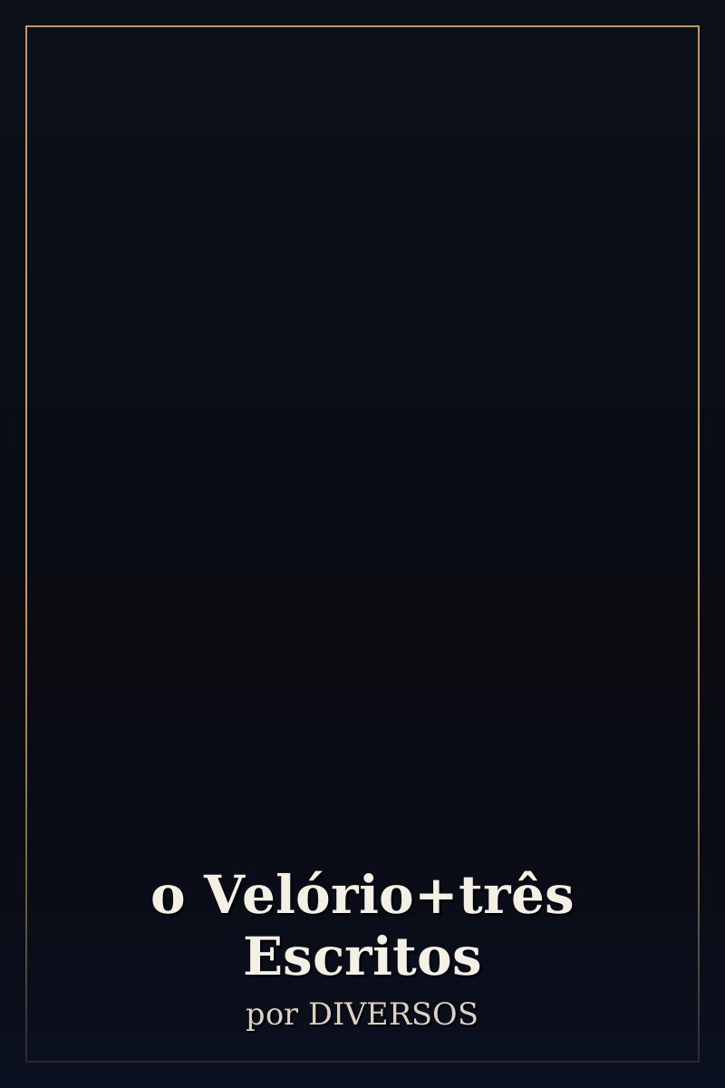 Capa de o Velório+três Escritos