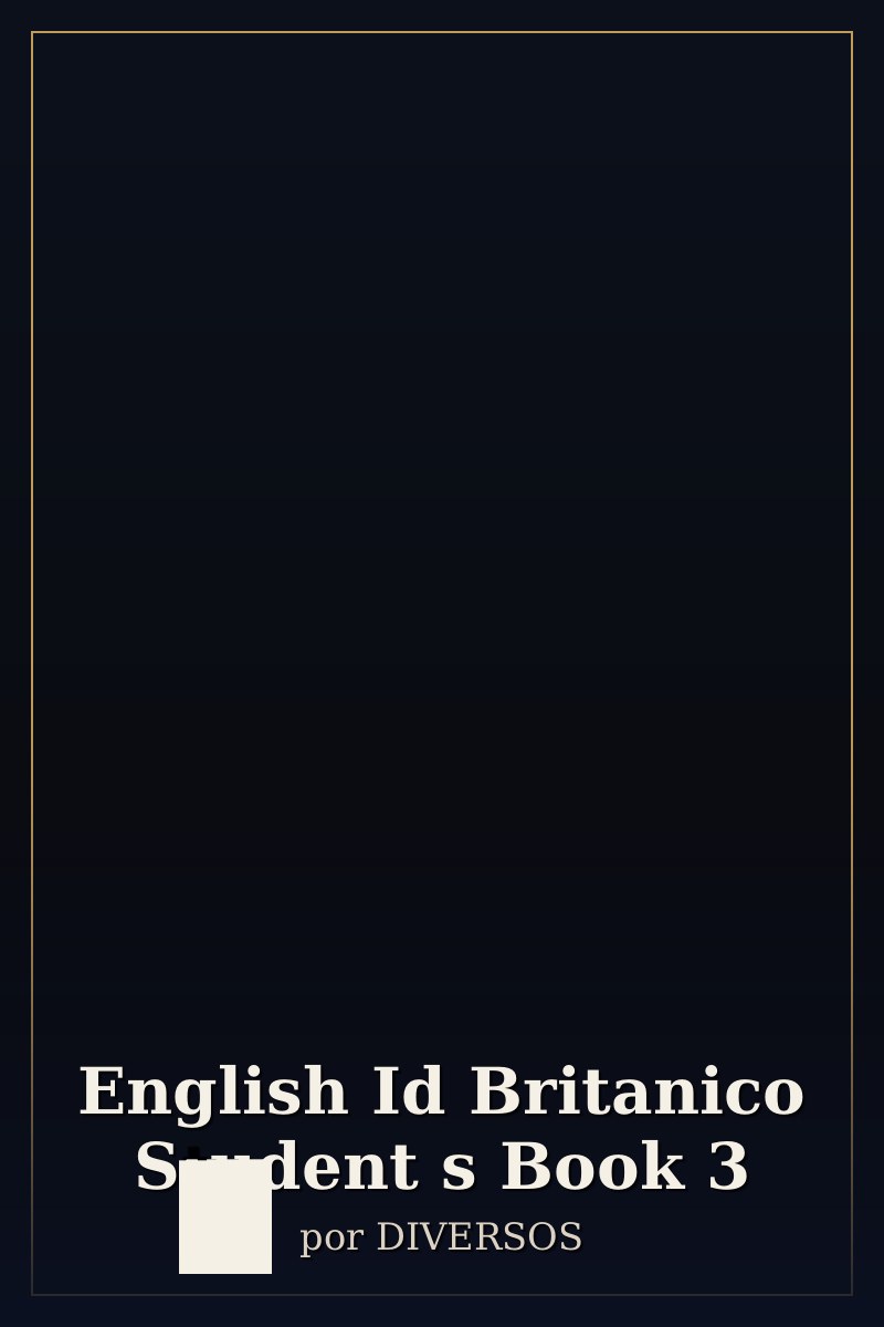 Capa de English Id Britanico Student s Book 3