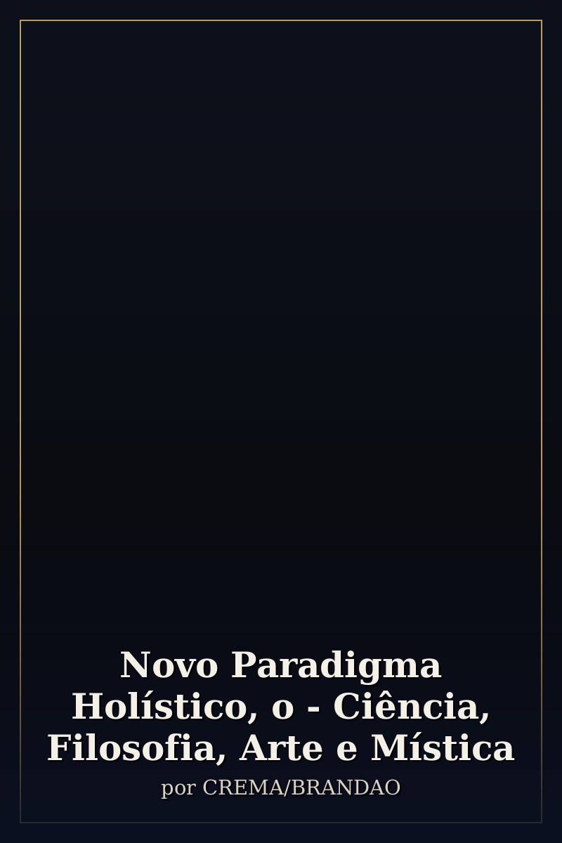 Capa de Novo Paradigma Holístico, o - Ciência, Filosofia, Arte e Mística