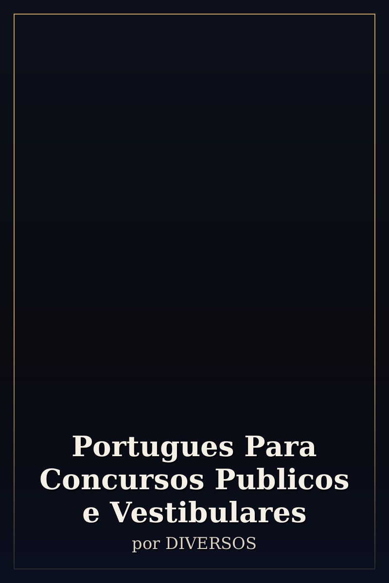 Capa de Portugues Para Concursos Publicos e Vestibulares
