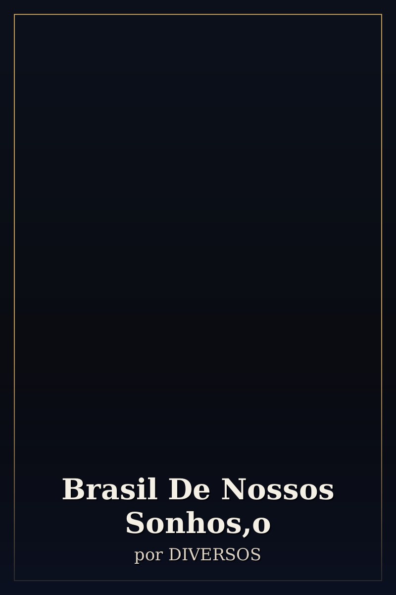 Capa de Brasil De Nossos Sonhos,o
