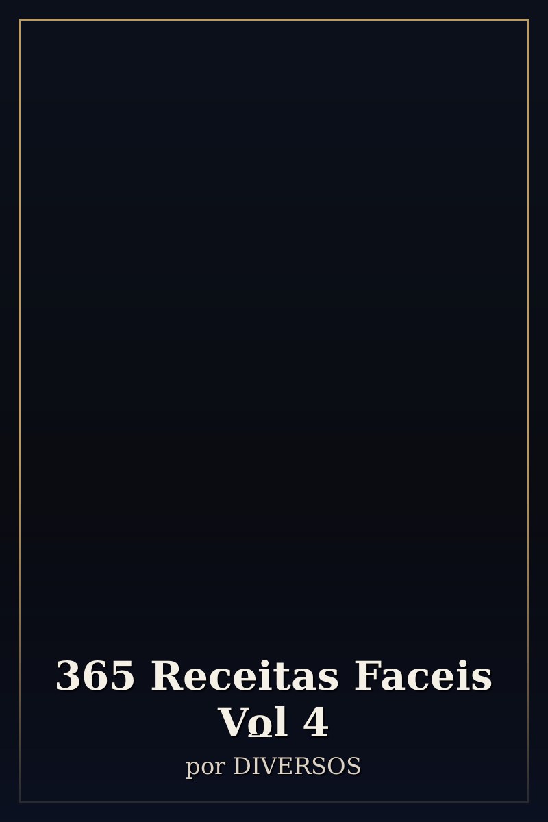 Capa de 365 Receitas Faceis Vol 4
