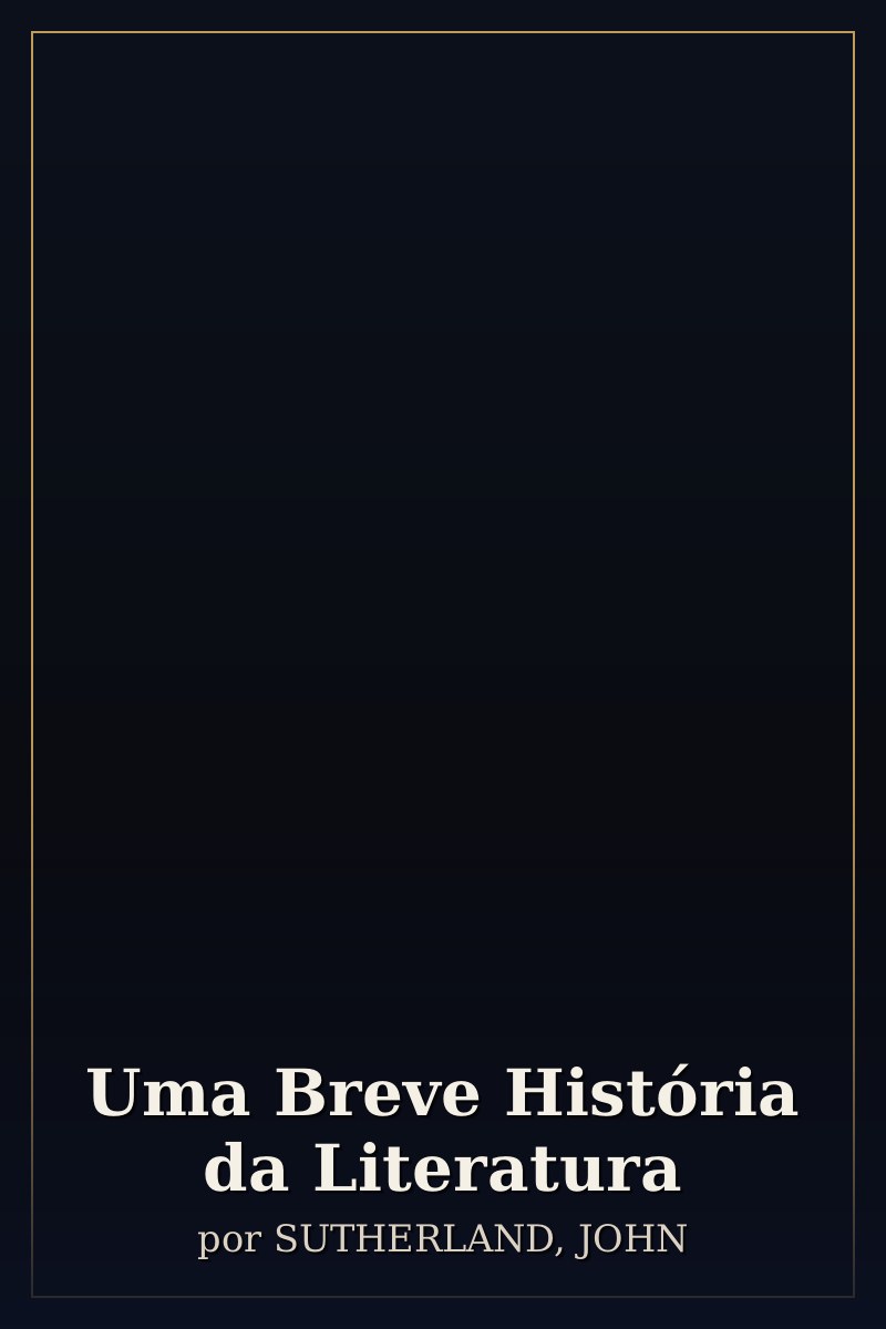 Capa de Uma Breve História da Literatura