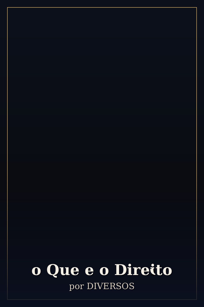 Capa de o Que e o Direito