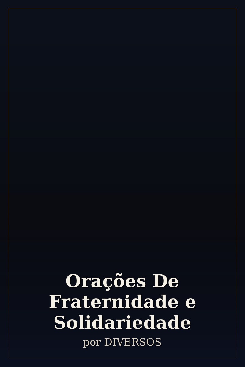 Capa de Orações De Fraternidade e Solidariedade