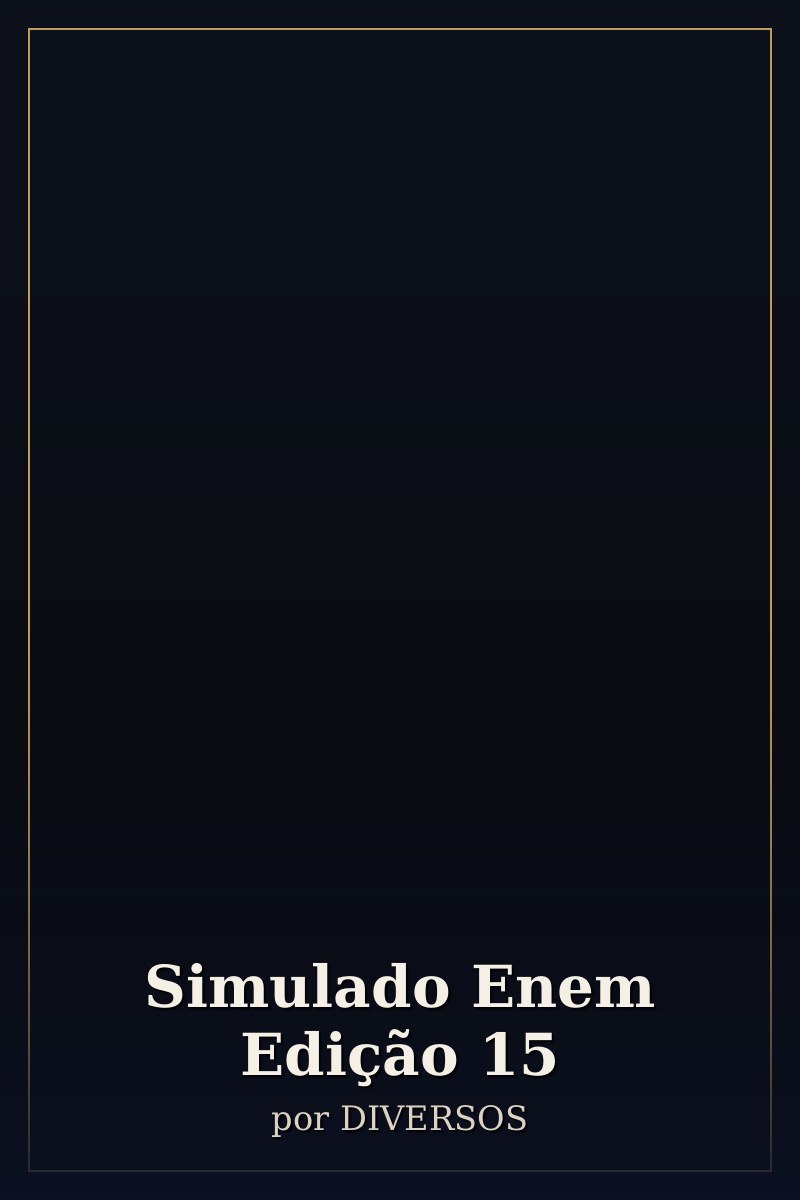Capa de Simulado Enem Edição 15