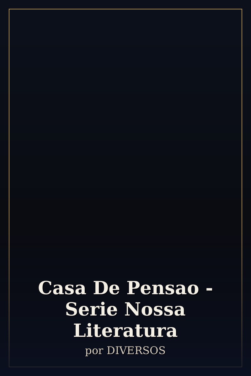 Capa de Casa De Pensao - Serie Nossa Literatura