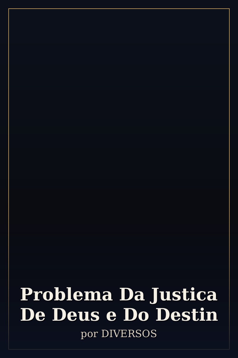 Capa de Problema Da Justica De Deus e Do Destin