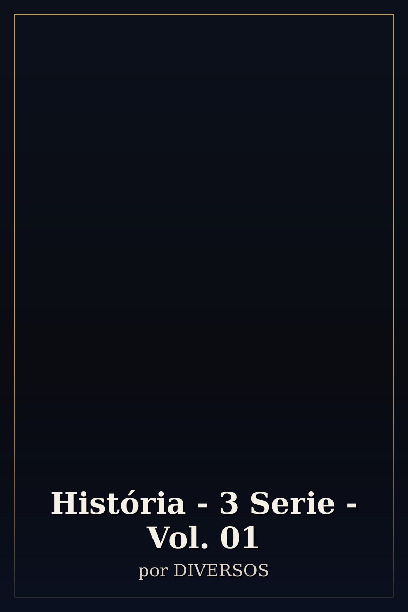 Capa de História - 3 Serie - Vol. 01