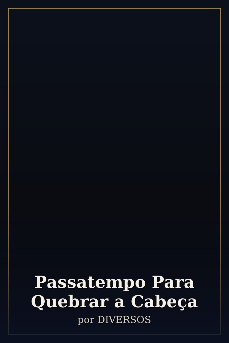 Capa de Passatempo Para Quebrar a Cabeça