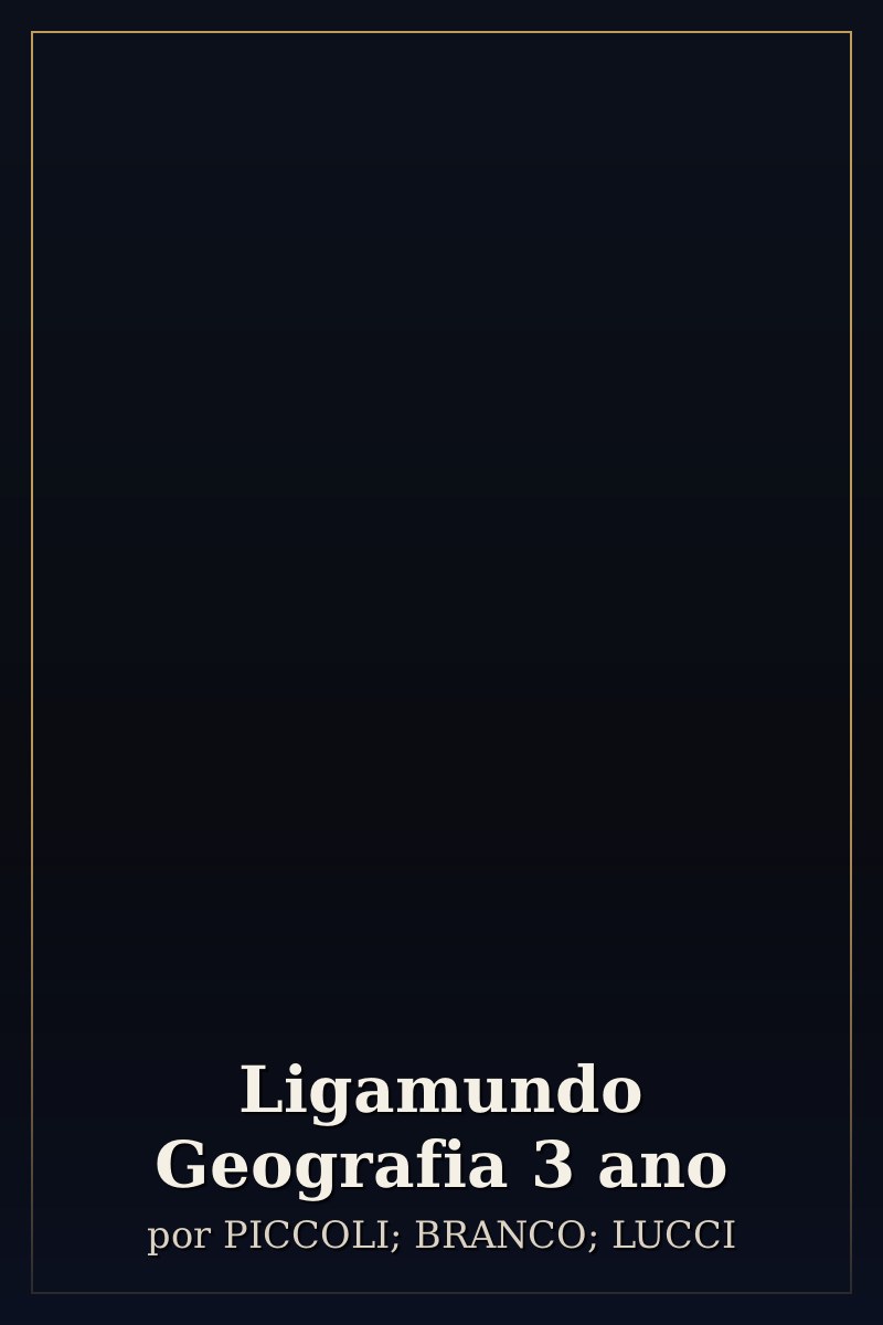 Capa de Ligamundo Geografia 3 ano