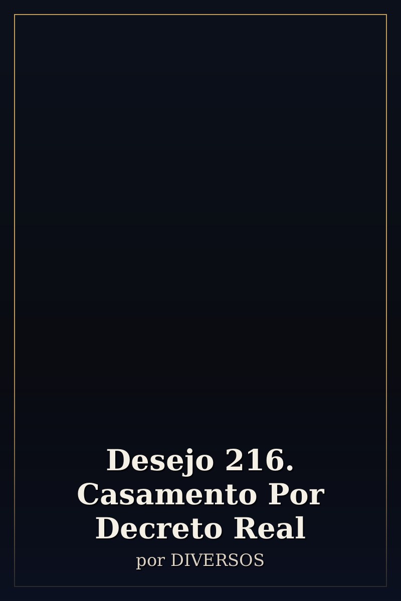 Capa de Desejo 216. Casamento Por Decreto Real