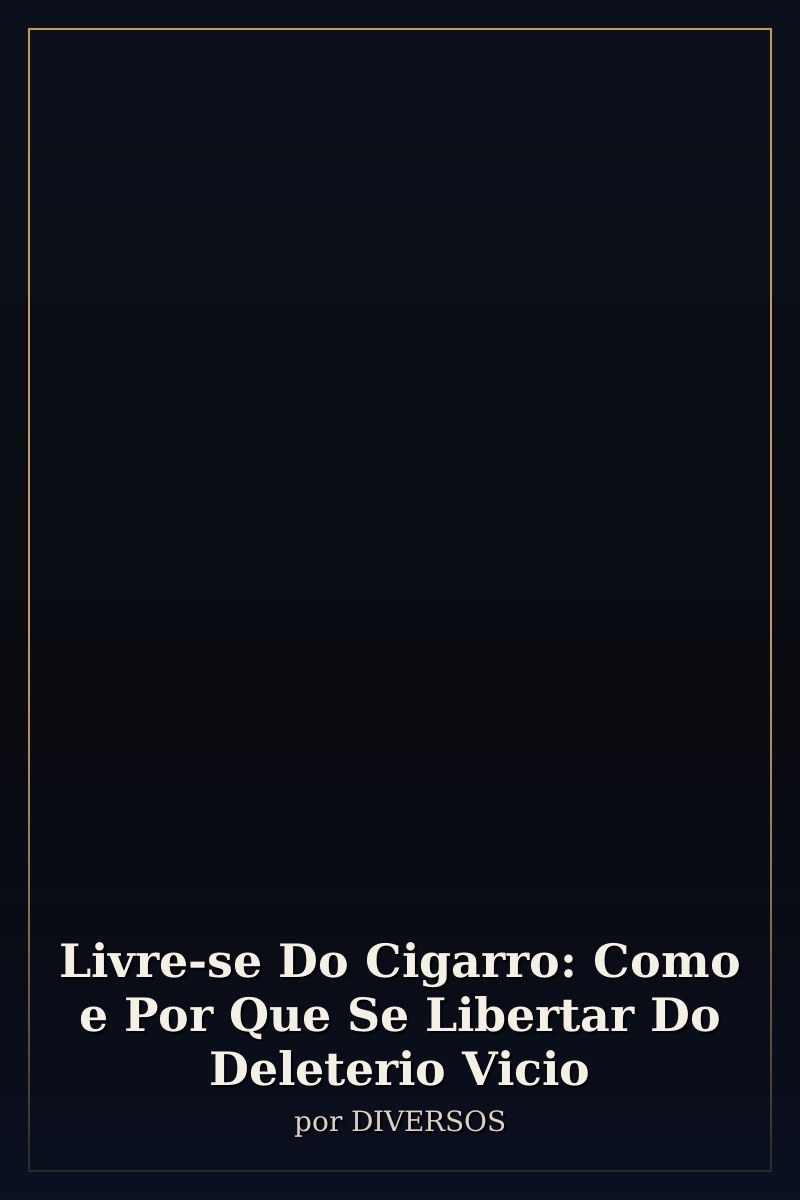 Capa de Livre-se Do Cigarro: Como e Por Que Se Libertar Do Deleterio Vicio